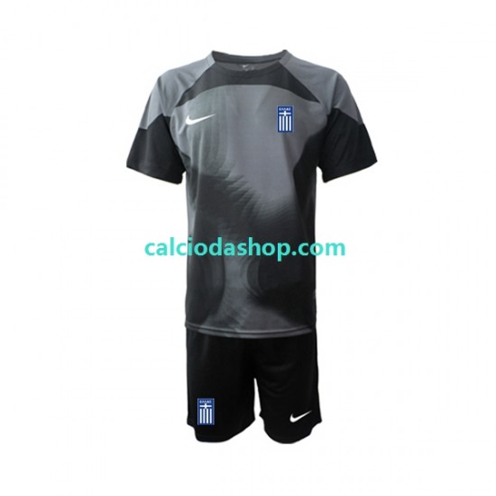 Maglia Portiere Grecia Gara Away Completo Bambino 2-13 Anni 2022-2023 MC