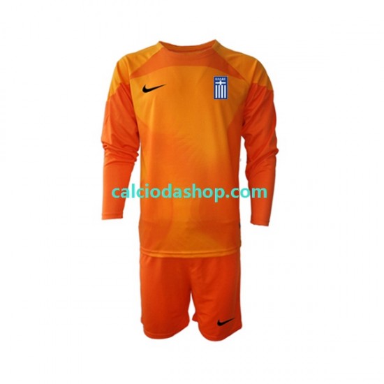 Maglia Portiere Grecia Gara Terza Completo Bambino 2-13 Anni 2022-2023 ML