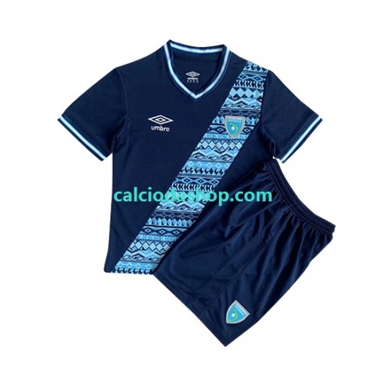 Maglia Guatemala Gara Away Completo Bambino 2-13 Anni 2023 MC