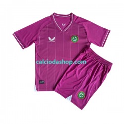 Maglia Portiere Irlanda Gara Home Completo Bambino 2-13 Anni 2023 MC