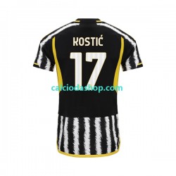 Maglia Juventus Filip Kostic 17 Gara Home Uomo 2023-2024 MC