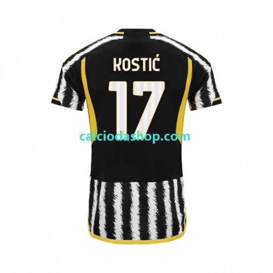 Maglia Juventus Filip Kostic 17 Gara Home Uomo 2023-2024 MC