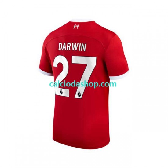 Maglia Liverpool Darwin Nunez 27 Gara Home Uomo 2023-2024 MC