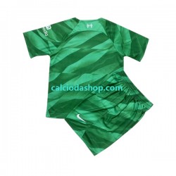 Maglia Portiere Liverpool Gara Home Completo Bambino 2-13 Anni 2023-2024 MC