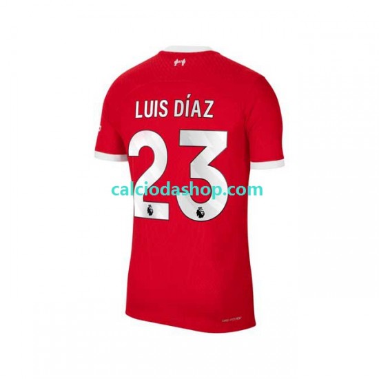 Maglia Liverpool Luis Diaz 23 Gara Home Uomo 2023-2024 MC