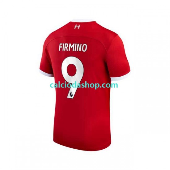 Maglia Liverpool Roberto Firmino 9 Gara Home Uomo 2023-2024 MC