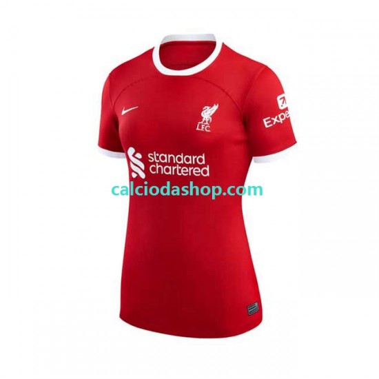 Maglia Liverpool Gara Home Donna 2023-2024 MC