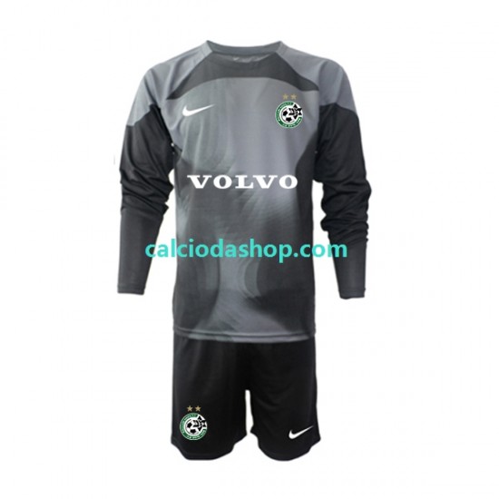 Maglia Portiere Maccabi Haifa Gara Home Completo Bambino 2-13 Anni 2022-2023 ML