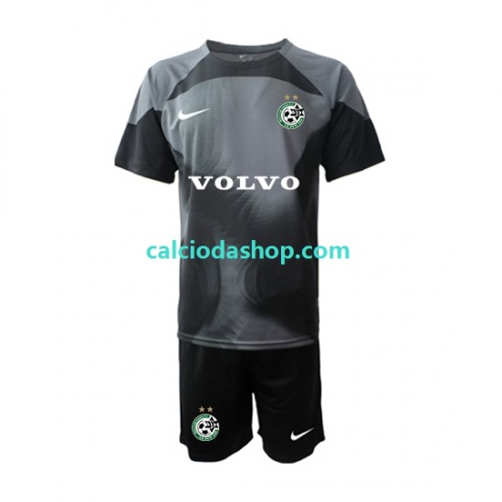 Maglia Portiere Maccabi Haifa Gara Home Completo Bambino 2-13 Anni 2022-2023 MC