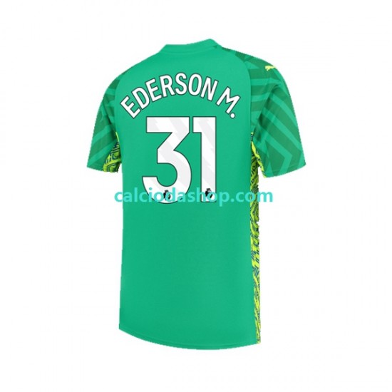 Maglia Portiere Manchester City Ederson Moraes 31 Gara Home Uomo 2023-2024 MC