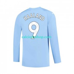 Maglia Manchester City Haaland 9 Gara Home Uomo 2023-2024 ML