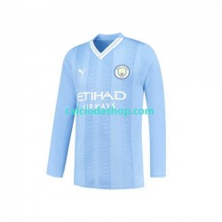 Maglia Manchester City Gara Home Uomo 2023-2024 ML