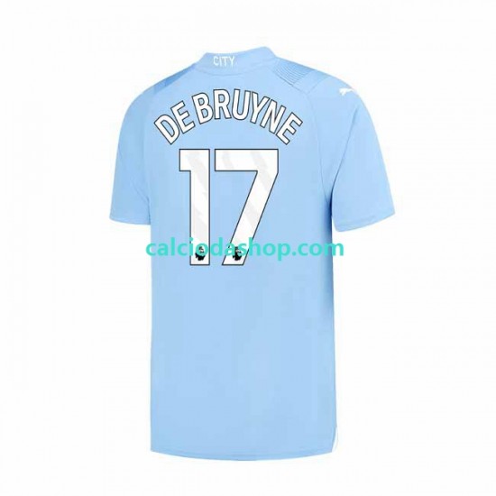 Maglia Manchester City Kevin De Bruyne 17 Gara Home Uomo 2023-2024 MC