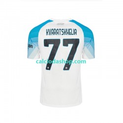 Maglia Napoli Face Game Kvaratskhelia 77 Gara Home Uomo 2022-2023 MC