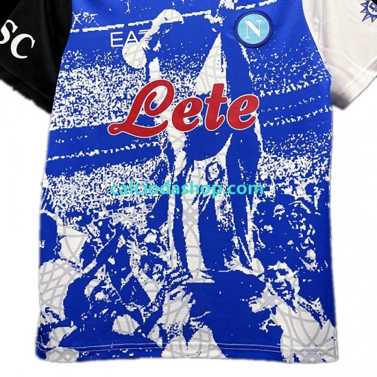 Maglia Napoli Maradona Champions Special Edition Gara Home Uomo 2023 MC