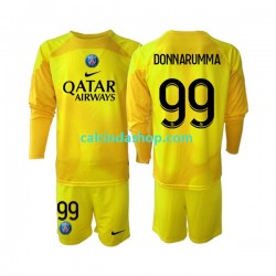 Maglia Portiere Paris Saint-Germain Gianluigi Donnarumma 99 Gara Terza Completo Bambino 2-13 Anni 2022-2023 ML