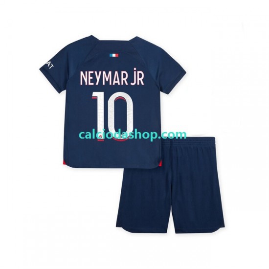 Maglia Paris Saint-Germain Neymar Jr 10 Gara Home Completo Bambino 2-13 Anni 2023-2024 MC