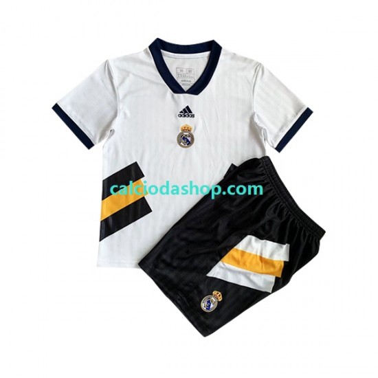 Maglia Real Madrid Icon Retro Gara Home Completo Bambino 2-13 Anni 2022-2023 MC