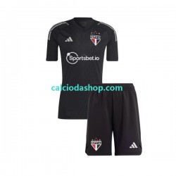 Maglia Portiere Sao Paulo Gara Home Completo Bambino 2-13 Anni 2023-2024 MC