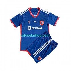 Maglia Universidad de Chile Gara Home Completo Bambino 2-13 Anni 2023 MC