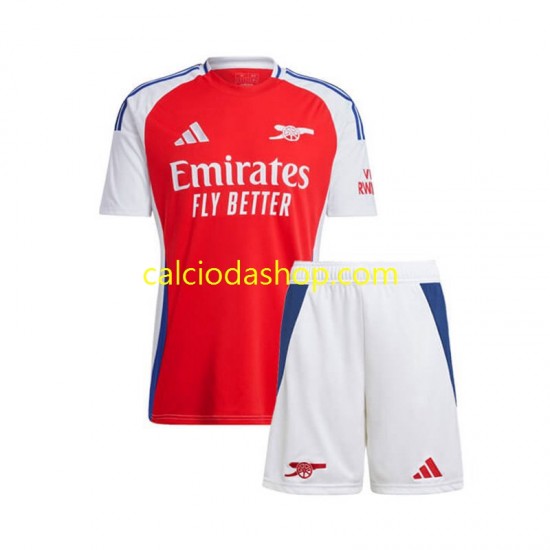 Maglia Arsenal Gara Home Completo Bambino 2-13 Anni 2024-2025 MC