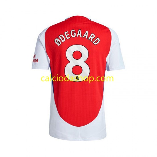 Maglia Arsenal Martin Odegaard 8 Gara Home Uomo 2024-2025 MC