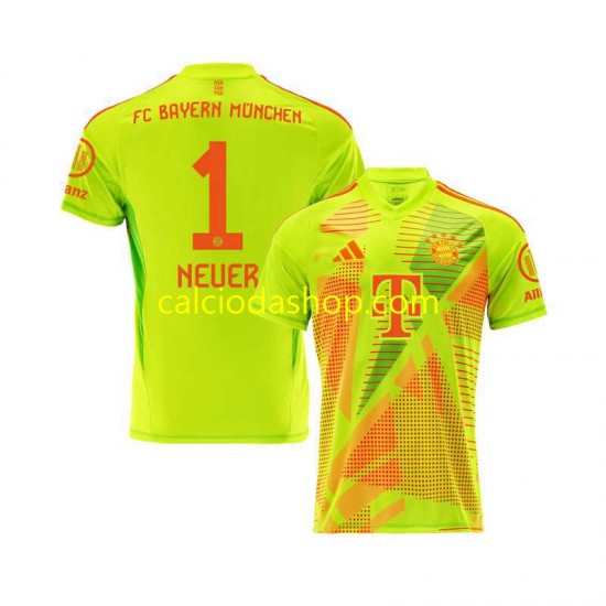 Maglia Portiere FC Bayern München Manuel Neuer 1 Gara Home Uomo 2024-2025 MC