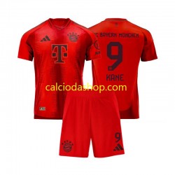 Maglia FC Bayern München Harry Kane 9 Gara Home Completo Bambino 2-13 Anni 2024-2025 MC