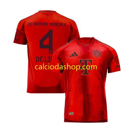 Maglia FC Bayern München Matthijs de Ligt 4 Gara Home Uomo 2024-2025 MC