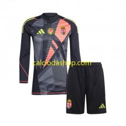 Maglia Portiere Ungheria Gara Home Completo Bambino 2-13 Anni Euro 2024 ML