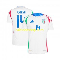 Maglia Italia Chiesa 14 Gara Away Uomo Euro 2024 MC