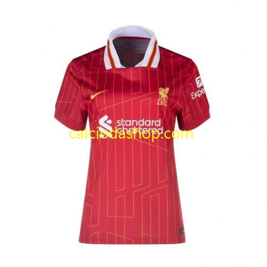 Maglia Liverpool Gara Home Donna 2024-2025 MC