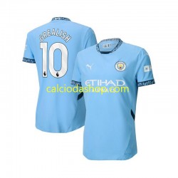 Maglia Manchester City Jack Grealish 10 Gara Home Uomo 2024-2025 MC