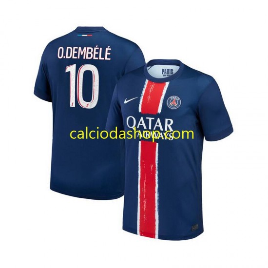 Maglia Paris Saint-Germain Ousmane Dembele 10 Gara Home Uomo 2024-2025 MC