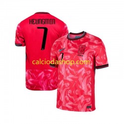 Maglia Corea del Sud Heungmin 7 Gara Home Uomo 2024 MC